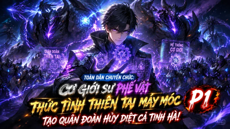 【Mới Nhất 1-562】Toàn Dân Chuyển Chức: Cơ Giới Sư Phế Vật Thức Tỉnh Thiên Tai Máy Móc, Tạo Quân Đoàn Hủy Diệt Cả Tinh Hà!