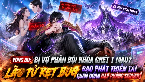 [TRỌN BỘ -1491] Võng Du: Bị Vợ Phản Bội Khóa Chết 1 Máu? Lão Tử Kẹt BUG Bạo Phát Thiên Tai Quân Đoàn Đạp Phẳng Server!