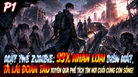 [TRỌN BỘ -858] Mạt Thế: Zombie 99% Nhân Loại Biến Mất, Ta Lái Đoàn Tàu Xuyên Qua Phế Tích Tìm Nơi Cuối Cùng Còn Sống!