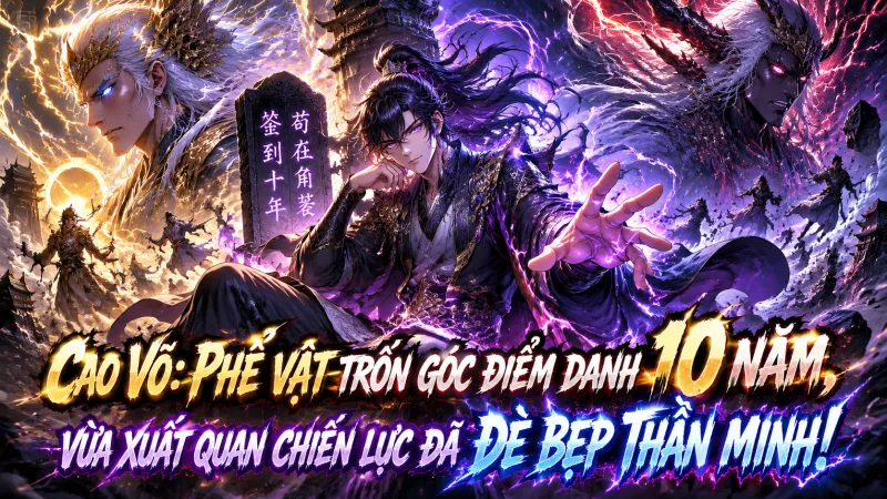 [Trọn Bộ -1394] Cao Võ: Phế Vật Trốn Góc Điểm Danh 10 Năm, Vừa Xuất Quan Chiến Lực Đã Đè Bẹp Thần Minh!