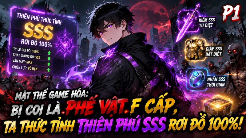 [FULL -514] Mật Thế Game Hóa: Bị Coi Là Phế Vật F Cấp, Ta Thức Tỉnh Thiên Phú SSS Rơi Đồ 100% !