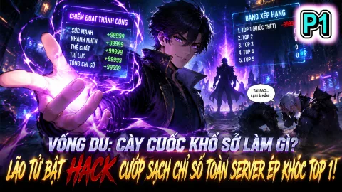 [TRỌN BỘ -1084] Võng Du: Cày Cuốc Khổ Sở Làm Gì? Lão Tử Bật Hack Cướp Sạch Chỉ Số Toàn Server Ép Khóc Top 1!