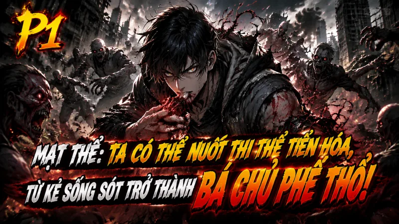 [TRỌN BỘ -689] Mạt Thế: Ta Có Thể Nuốt Thi Thể Tiến Hóa, Từ Kẻ Sống Sót Trở Thành Bá Chủ Phế Thổ!