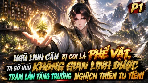 [TRỌN BỘ -1385] Ngũ Linh Căn: Bị Coi Là Phế Vật, Ta Sở Hữu Không Gian Linh Dược Trăm Lần Tăng Trưởng Nghịch Thiên Tu Tiên!