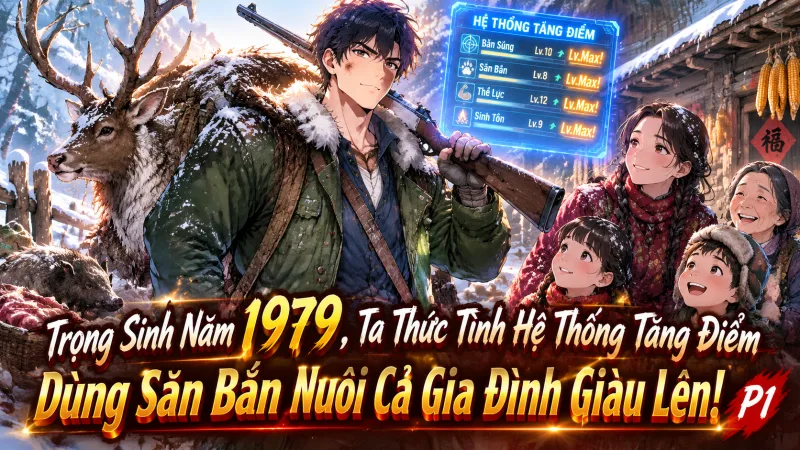 [TRỌN BỘ -764] Trọng Sinh Năm 1979, Ta Thức Tỉnh Hệ Thống Tăng Điểm, Dùng Săn Bắn Nuôi Cả Gia Đình Giàu Lên!