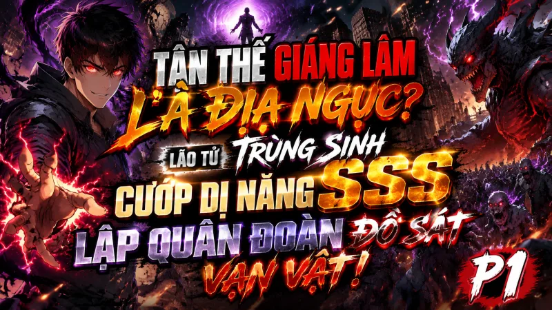 [TRỌN BỘ 1-2241] Mạt Thế: Tận Thế Giáng Lâm Là Địa Ngục? Lão Tử Trùng Sinh Cướp Dị Năng SSS Lập Quân Đoàn Đồ Sát Vạn Vật!