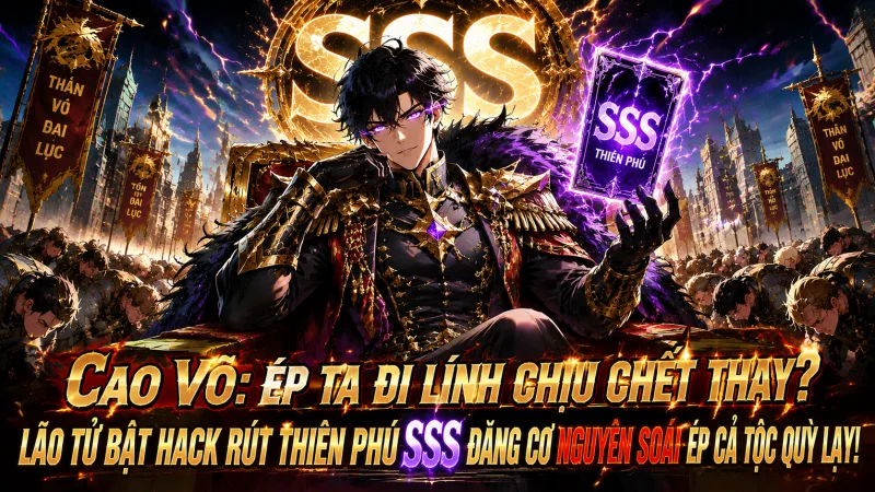 [TRỌN BỘ -600] Cao Võ: Ép Ta Đi Lính Chịu Chết Thay? Lão Tử Bật Hack Rút Thiên Phú SSS Đăng Cơ Nguyên Soái Ép Cả Tộc Quỳ Lạy!