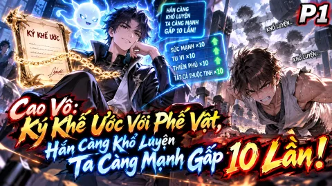 [TRỌN BỘ -440] Cao Võ: Ký Khế Ước Với Phế Vật, Hắn Càng Khổ Luyện Ta Càng Mạnh Gấp 10 Lần!