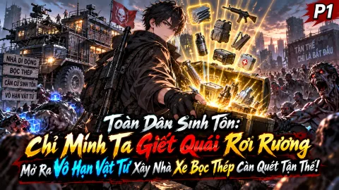 [TRỌN BỘ -1155] Toàn Dân Sinh Tồn: Chỉ Mình Ta Giết Quái Rơi Rương, Mở Ra Vô Hạn Vật Tư Xây Nhà Xe Bọc Thép Càn Quét Tận Thế!