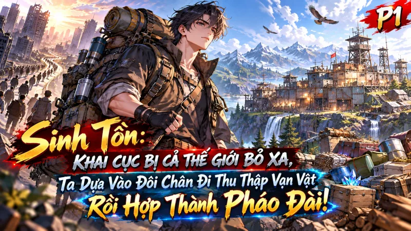 [TRỌN BỘ -417] Sinh Tồn: Khai Cục Bị Cả Thế Giới Bỏ Xa, Ta Dựa Vào Đôi Chân Đi Thu Thập Vạn Vật Rồi Hợp Thành Pháo Đài!