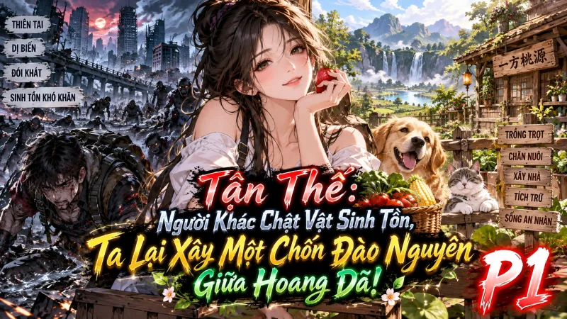 [TRỌN BỘ -549] Tận Thế: Người Khác Chật Vật Sinh Tồn, Ta Lại Xây Một Chốn Đào Nguyên Giữa Hoang Dã!