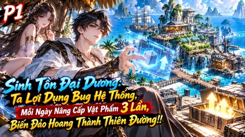 【Mới Nhất 1-739】Sinh Tồn Đại Dương: Ta Lợi Dụng Bug Hệ Thống, Mỗi Ngày Nâng Cấp Vật Phẩm 3 Lần, Biến Đảo Hoang Thành Thiên Đường!!