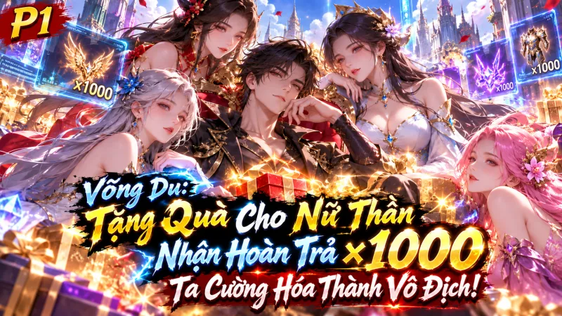 [TRỌN BỘ -500] Võng Du: Tặng Quà Cho Nữ Thần Nhận Hoàn Trả ×1000, Ta Cường Hóa Thành Vô Địch!