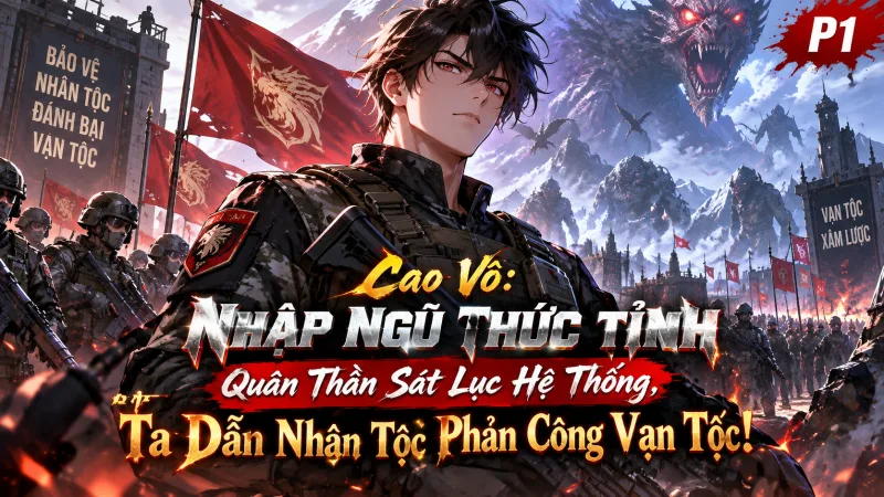 【Full Bộ 1-624】Cao Võ: Nhập Ngũ Thức Tỉnh Quân Thần Sát Lục Hệ Thống, Ta Dẫn Nhân Tộc Phản Công Vạn Tộc!