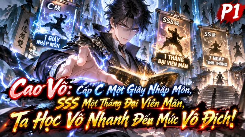 [TRỌN BỘ -1074] Cao Võ: Cấp C Một Giây Nhập Môn, SSS Một Tháng Đại Viên Mãn, Ta Học Võ Nhanh Đến Mức Vô Địch!