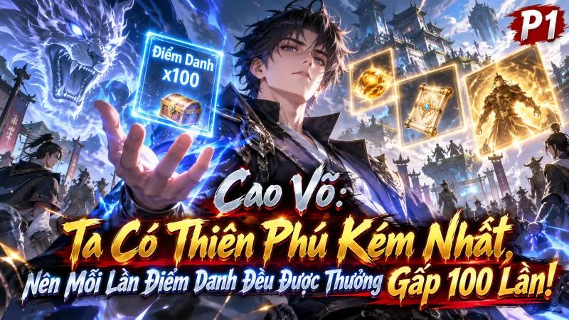 [TRỌN BỘ -1394] Cao Võ: Ta Có Thiên Phú Kém Nhất, Nên Mỗi Lần Điểm Danh Đều Được Thưởng Gấp 100 Lần!