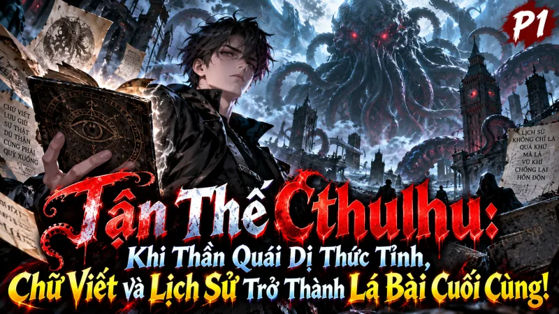 [TRỌN BỘ -755] Tận Thế Cthulhu: Khi Thần Quái Dị Thức Tỉnh, Chữ Viết Và Lịch Sử Trở Thành Lá Bài Cuối Cùng!
