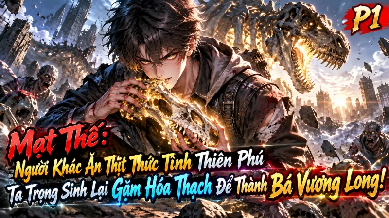 [TRỌN BỘ -1868] Mạt Thế: Người Khác Ăn Thịt Thức Tỉnh Thiên Phú, Ta Trọng Sinh Lại Gặm Hóa Thạch Để Thành Bá Vương Long!