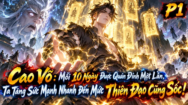 【Full Bộ 1-539】Cao Võ: Mỗi 10 Ngày Được Quán Đỉnh Một Lần, Ta Tăng Sức Mạnh Nhanh Đến Mức Thiên Đạo Cũng Sốc!