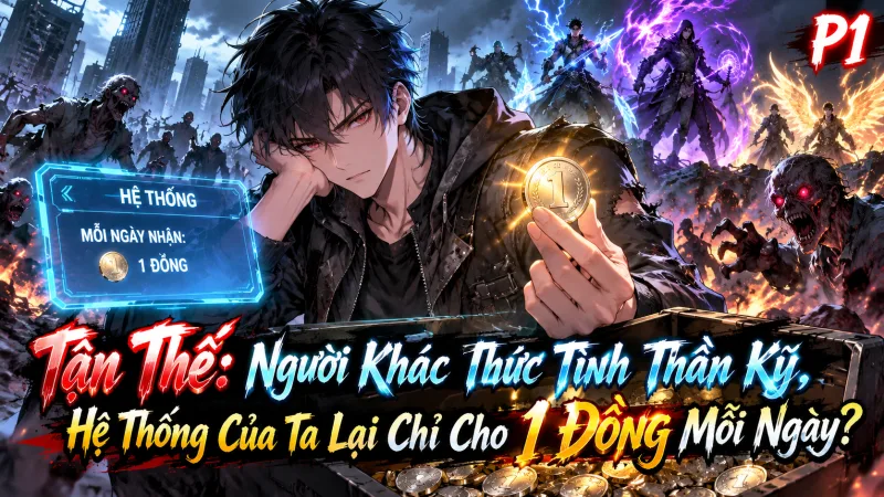 [TRỌN BỘ -1148] Tận Thế: Người Khác Thức Tỉnh Thần Kỹ, Hệ Thống Của Ta Lại Chỉ Cho 1 Đồng Mỗi Ngày