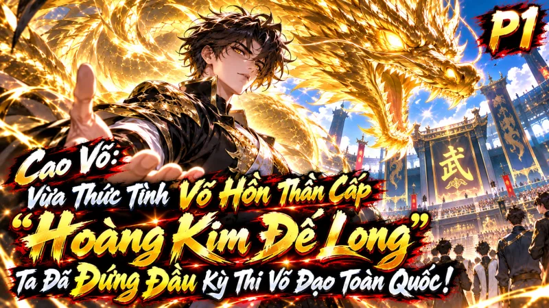 【Full Bộ 1-2064】Cao Võ: Vừa Thức Tỉnh Võ Hồn Thần Cấp Hoàng Kim Đế Long, Ta Đã Đứng Đầu Kỳ Thi Võ Đạo Toàn Quốc!