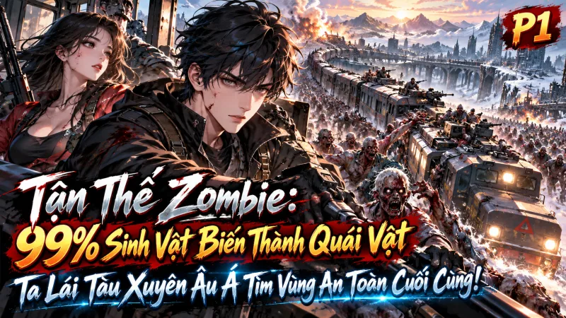 [TRỌN BỘ -894] Tận Thế: Zombie 99% Sinh Vật Biến Thành Quái Vật, Ta Lái Tàu Xuyên Âu Á Tìm Vùng An Toàn Cuối Cùng!