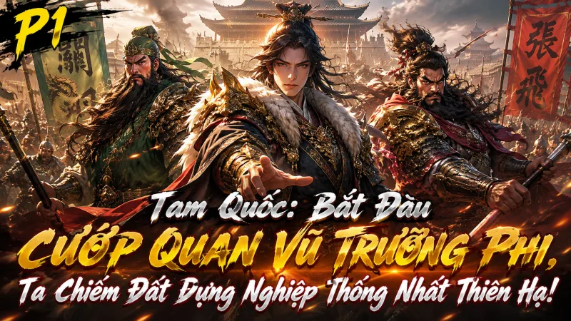[TRỌN BỘ -1449] Tam Quốc: Bắt Đầu Cướp Quan Vũ Trương Phi, Ta Chiếm Đất Dựng Nghiệp Thống Nhất Thiên Hạ!