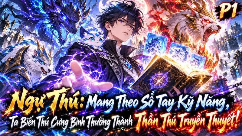 【Full Bộ 1-710】Ngự Thú: Mang Theo Sổ Tay Kỹ Năng, Ta Biến Thú Cưng Bình Thường Thành Thần Thú Truyền Thuyết!