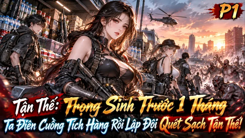 [TRỌN BỘ -783] Tận Thế: Trọng Sinh Trước 1 Tháng, Ta Điên Cuồng Tích Hàng Rồi Lập Đội Quét Sạch Tận Thế!