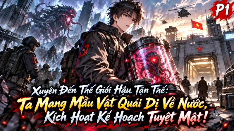 [TRỌN BỘ -545] Xuyên Đến Thế: Giới Hậu Tận Thế Ta Mang Mẫu Vật Quái Dị Về Nước, Kích Hoạt Kế Hoạch Tuyệt Mật!