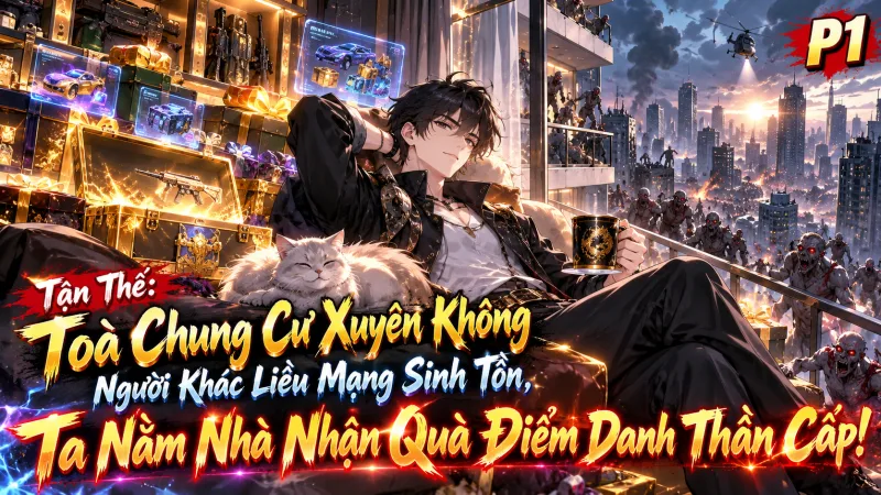【Mới Nhất 1-1555】Tận Thế Chung Cư: Người Khác Liều Mạng Sinh Tồn, Ta Nằm Nhà Nhận Quà Điểm Danh Thần Cấp!