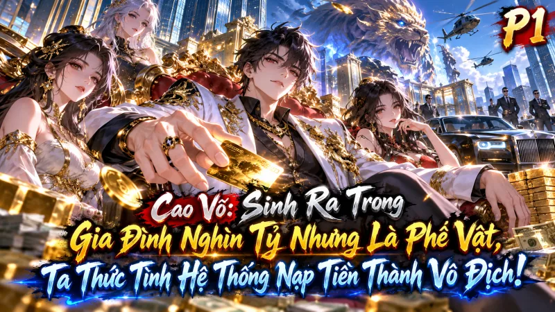 [TRỌN BỘ -458] Cao Võ: Sinh Ra Trong Gia Đình Nghìn Tỷ Nhưng Là Phế Vật, Ta Thức Tỉnh Hệ Thống Nạp Tiền Thành Vô Địch!