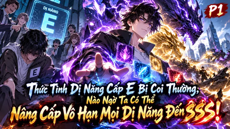 [TRỌN BỘ -855] Thức Tỉnh Dị Năng Cấp E Bị Coi Thường, Nào Ngờ Ta Có Thể Nâng Cấp Vô Hạn Mọi Dị Năng Đến SSS!