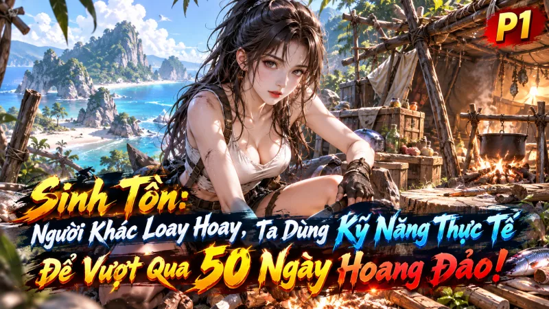 [TRỌN BỘ -210] Sinh Tồn: Người Khác Loay Hoay, Ta Dùng Kỹ Năng Thực Tế Để Vượt Qua 50 Ngày Hoang Đảo!