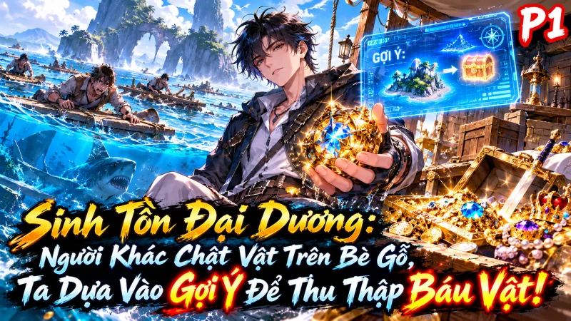 [TRỌN BỘ -201] Sinh Tồn Đại Dương: Người Khác Chật Vật Trên Bè Gỗ, Ta Dựa Vào Gợi Ý Để Thu Thập Báu Vật!